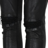 RTA (Road to Awe) skinny fit lambskin leather trousers in black