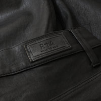 RTA (Road to Awe) skinny fit lambskin leather trousers in black