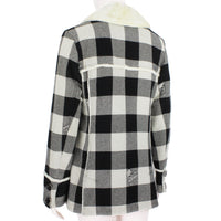 Mastermind Japan Serenade checked jacket in black and cream