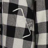 Mastermind Japan Serenade checked jacket in black and cream