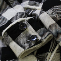 Mastermind Japan Serenade checked jacket in black and cream