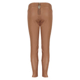 Thomas Wylde skinny fit tan leather trousers