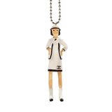 Chanel VIP Coco Mademoiselle Figurine Pendant Charm Necklace