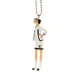 Chanel VIP Coco Mademoiselle Figurine Pendant Charm Necklace