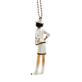 Chanel VIP Coco Mademoiselle Figurine Pendant Charm Necklace