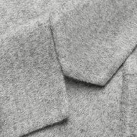 Stella McCartney Bilpin car coat in a luxurious grey wool fabric