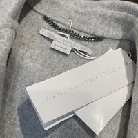 Stella McCartney Bilpin car coat in a luxurious grey wool fabric