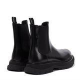 Alexander McQueen exaggerated sole Chelsea boots