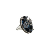 Alexander McQueen crystal spider ring