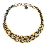 Alexander McQueen curb chain choker necklace