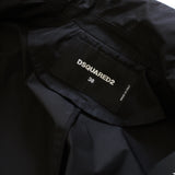 DSquared2 single breasted Mac in black