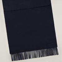 Hermes <span data-mce-fragment="1">Unie Brodee GM pure cashmere muffler </span>in the new marine tone