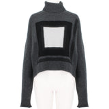 Christian Dior luxurious roll neck cashmere knitwear