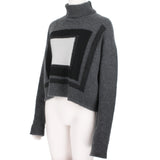 Christian Dior luxurious roll neck cashmere knitwear