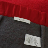 Celine cape in a luxurious red wool boucle fabric