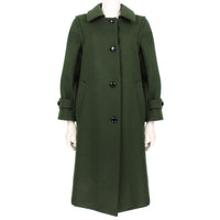 Miu Miu single-breasted lodon cloth coat