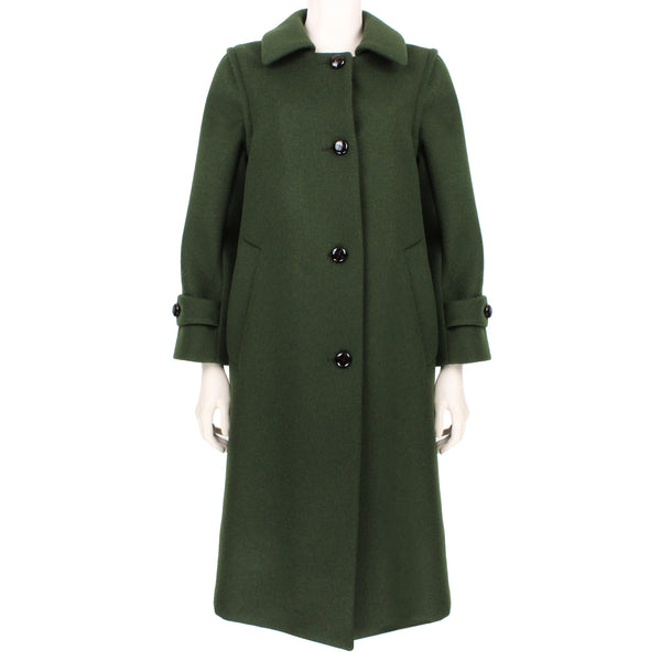 Miu Miu single-breasted lodon cloth coat