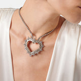 Alessandra Rich Crystal Cluster Necklace