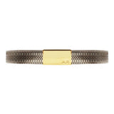 Alessandra Rich chainmail metal belt in a silver tone