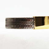 Alessandra Rich chainmail metal belt in a silver tone