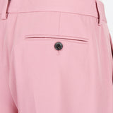 Paul Smith wool blend twill trousers in a candy pink tone