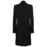 Ann Demeulermeester double breasted black coat