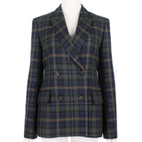 Mulberry luxurious tartan double breasted blazer