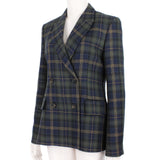 Mulberry luxurious tartan double breasted blazer