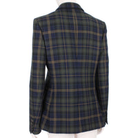 Mulberry luxurious tartan double breasted blazer