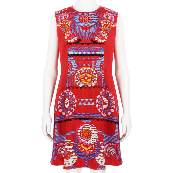 Peter Pilotto multicoloured patterned shift dress