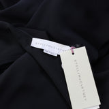 Stella McCartney colour block dress in black and midnight blue