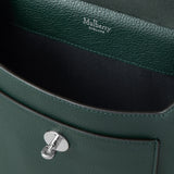 Mulberry grained leather crossbody Antony bag in green&nbsp;