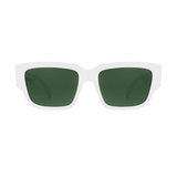 Alexander McQueen rectangular sunglasses in a white frame