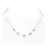 Mikimoto Pearls in Motion necklace with a graduation of Akoya cultured pearls