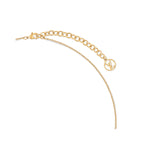 Two-tone Louis Vuitton Nanogram necklace featuring double engraved LV tags. Contrasting chain design with a wider rear chain and finer front chain. Ball-link detailing, lobster clasp fastening and subtle LV branding. Unisex style.