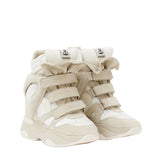 Isabel Marant Balskee High-Top Sneakers in leather and suede