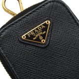 Prada Saffiano leather mini pouch in black