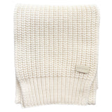 Saint Laurent chunky knit scarf in soft pure cashmere