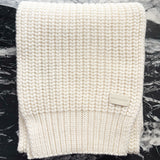 Saint Laurent chunky knit scarf in soft pure cashmere