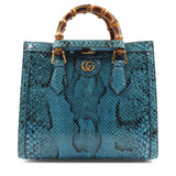 Gucci Diana python medium tote bag