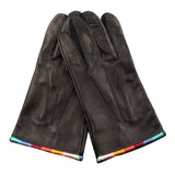 Paul Smith women's gloves in black lambskin leather