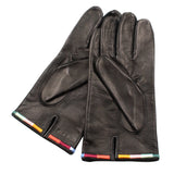 Paul Smith women's gloves in black lambskin leather