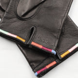 Paul Smith women's gloves in black lambskin leather