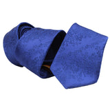 Paul Smith narrow silk tie in a monochrome floral jacquard pattern