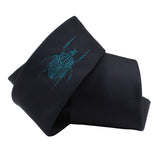 Paul Smith narrow silk tie in a single jacquard beetle pattern
