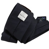 Paul Smith narrow silk tie in a single jacquard beetle pattern