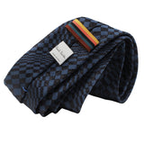 Paul Smith narrow silk tie in a 1990s inspired geometric pattern