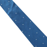 Paul Smith narrow silk satin tie in a dot pattern