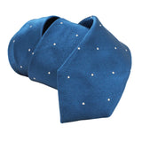 Paul Smith narrow silk satin tie in a dot pattern