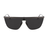 Victoria Beckham D frame sunglasses in gunmetal frame
